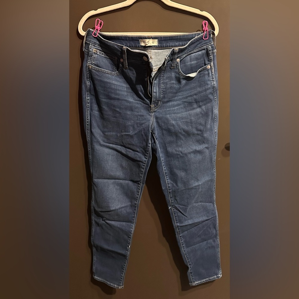 Madewell Curvy High Rise Blue Jeans Size 29 - Picture 3 of 8